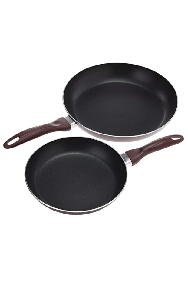 Royalford Non Stick Frying Pan, Twin Pack, Non-Stick Fry Pan Set. Non-Stick Cookware, Value Dual Fr - 1