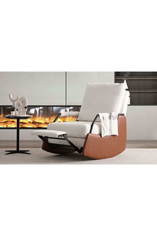 İnox Sallanır Berjer - Taba - 8