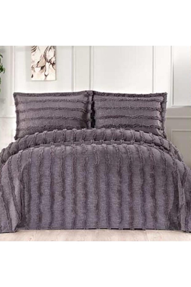 ÇAPA HOME 3 PARÇA ÇİFT KİŞİLİK YATAK ÖRTÜSÜ - 1