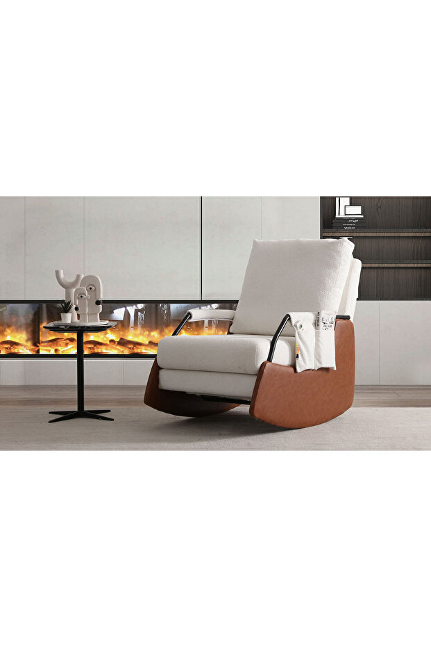 İnox Sallanır Berjer - Taba - 1