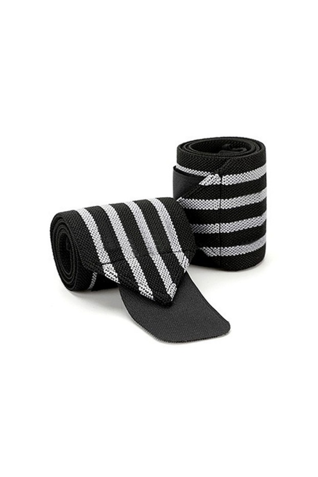 Grey 2pcs 1/2PCS Wristband Wrist Support Brace Straps Extra Strength Weight Lifting Wrist Wraps Band