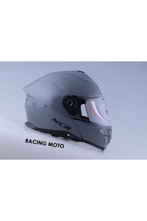 Çene Açılır Nardo Gri Kask (ECE BELGELİ) Sticker Hediyeli - 4