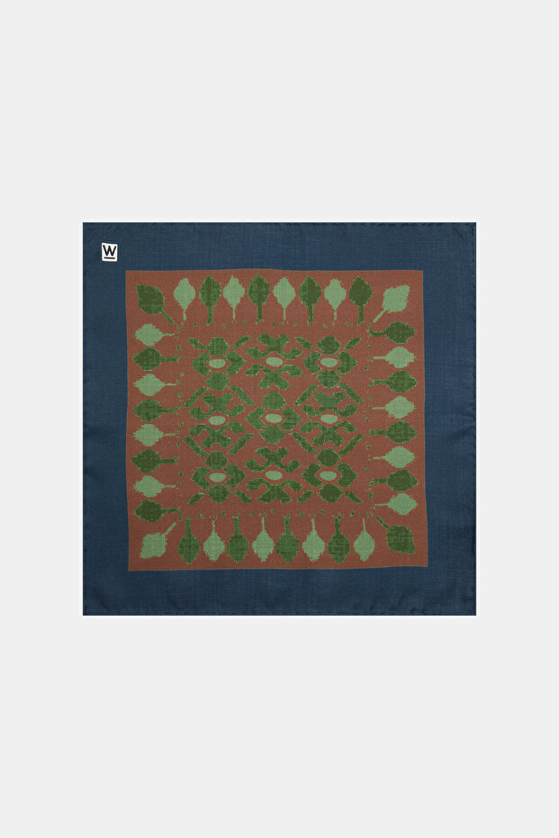 KAHVE İPEK MENDİL - 1