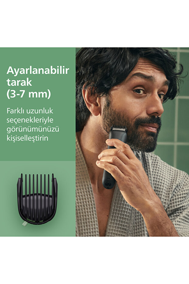 3000 Serisi 7in1, Erkek Bakım Seti, Yüz/Saç/Vücut Tıraş Makinesi, Islak /Kuru Kullanım, MG3930/15 - 7