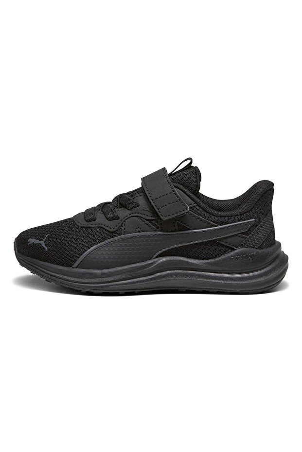 Reflect Lite Hook-and-Loop Strap Sneakers - Black - 1