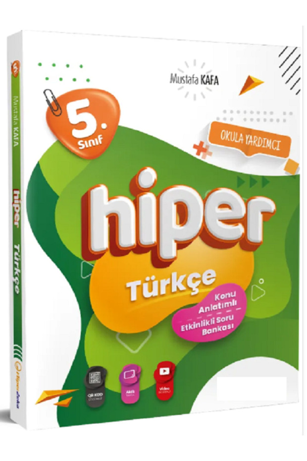 5.Sınıf Hiper Zeka Matematik + Türkçe + Fen Konu Anlatımlı Soru + 6'Lı Sarmal Deneme / 4 KİTAP SET - 2