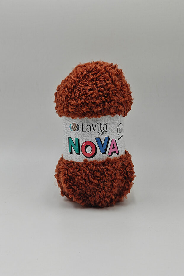 Nova Hand Knitting Yarn 20% Polyester 80% Acrylic 100Gr (Ln7225 Taba)