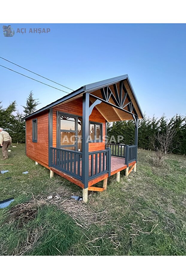 AHŞAP BAĞ EVİ 16 M2 BE50002 - 1