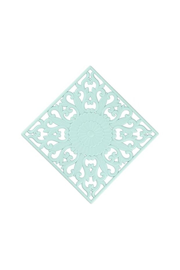 Royalford Silicone Trivet Mat RF12269 Square Hot Pads Heavy Duty Hot Pot Holder Pads Coasters, Easy