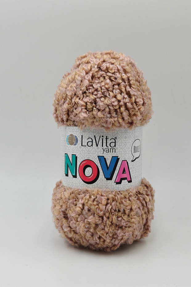 Nova Hand Knitting Yarn 20% Polyester 80% Acrylic 100Gr (Ln4701 Rose Honey)