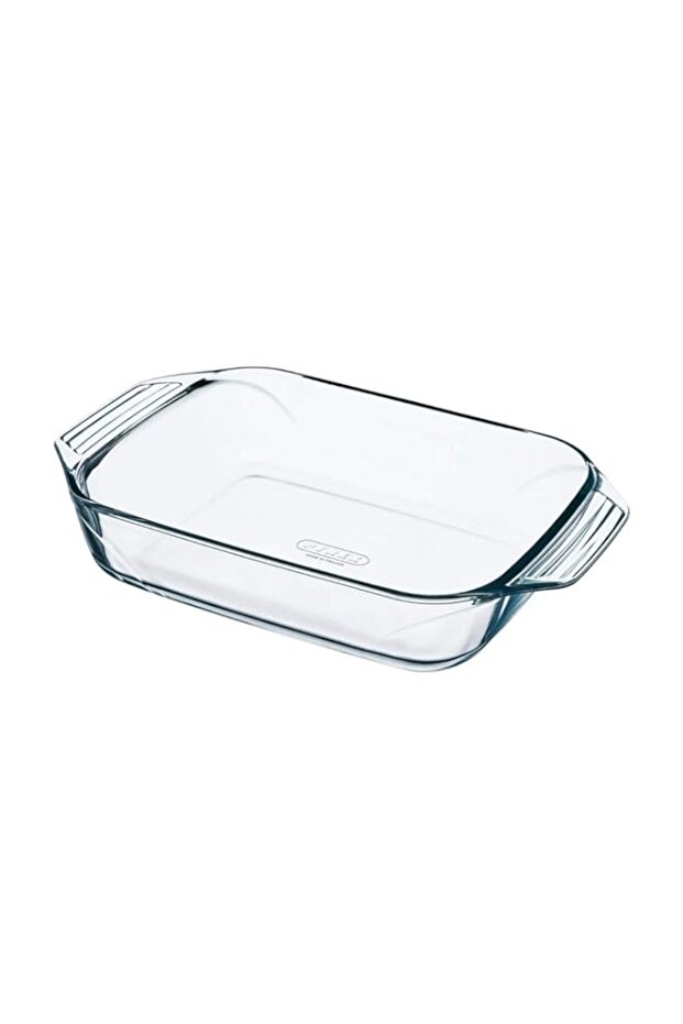Pyrex Optimum Glass Rectangular Roaster High Resistance Easy Grip 39x25 cm, 4