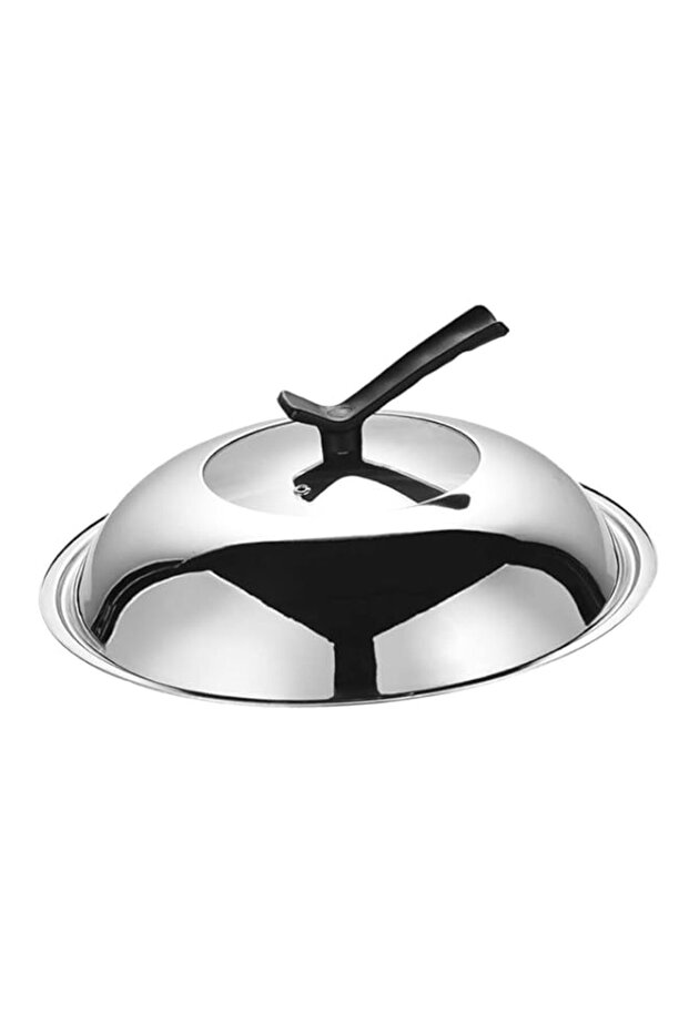 Yardwe Pot Cover Glass Frying Pot Universal Pot Lid Silicone Cookware Glass Frying Pan Wok Overflow