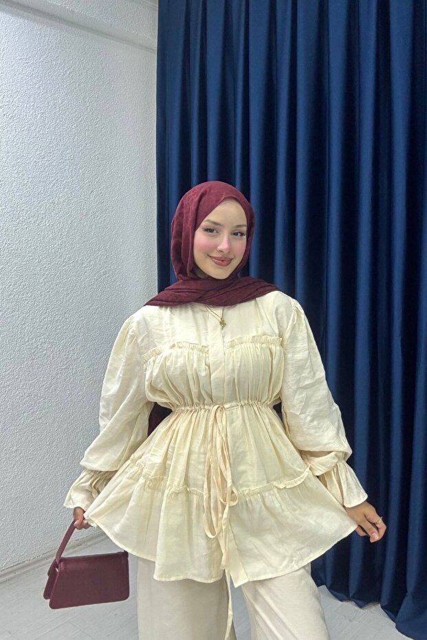 طقم بنطلون برباط - 4