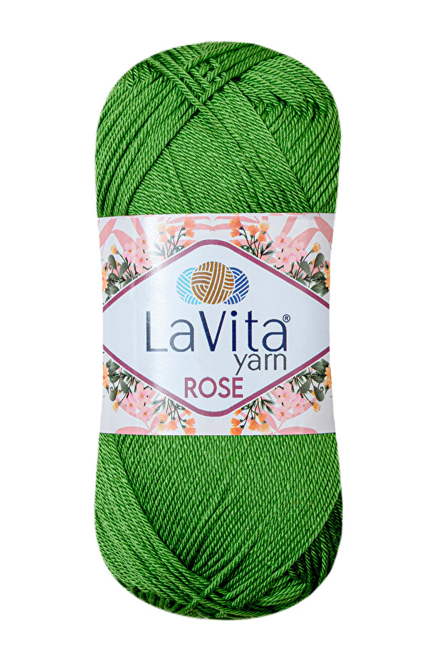 Rose Hand Knitting Yarn 100% Acrylic 100Gr (8006 Olive)