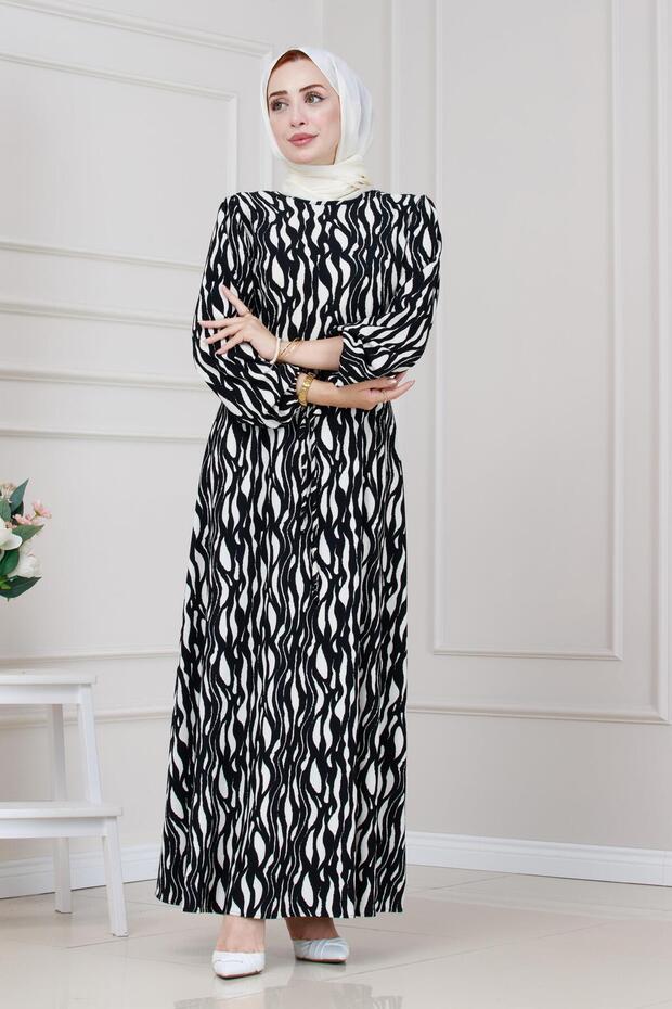 Beli Tunnell Bürümcük Karin Dress-Black