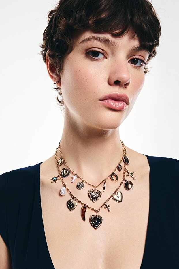 Çoklu uçlu kolye - 1