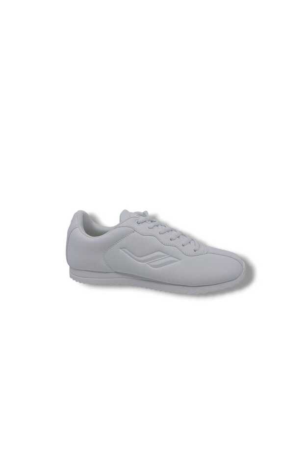 Neptun Unisex White Lace-Up Sneakers Shoes