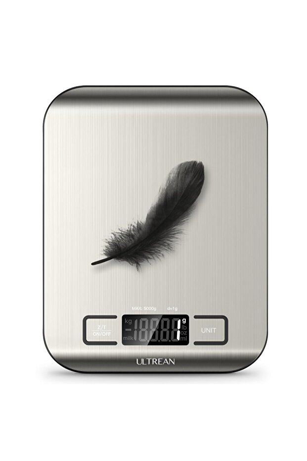 Digital Food Scale, High Precision Kitchen Scale, Measures in Grams and Ounces for Cooking a