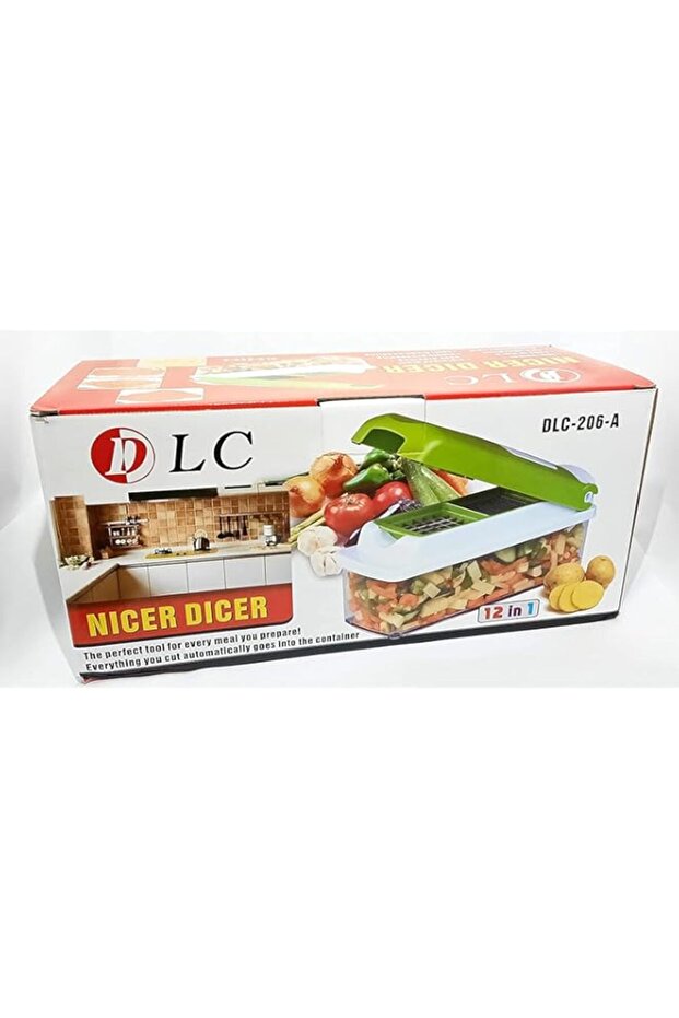 Super Slicer Plus Vegetable & Fruit Peeler, Dicer, Cutter, Chopper, Genius Nicer Grater (12 Pieces)