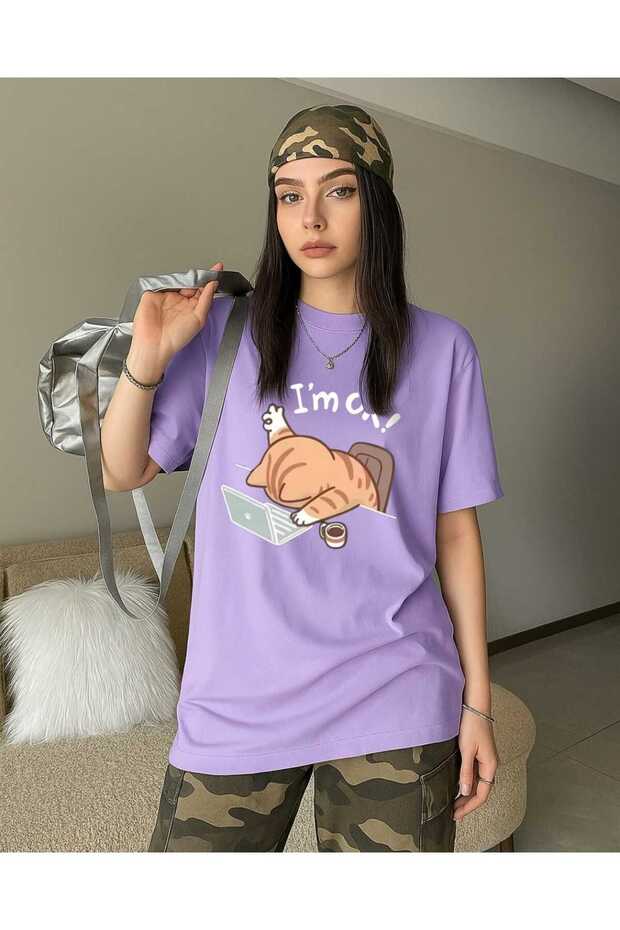 I'm Ok Oversize Unisex Tshirt - 1