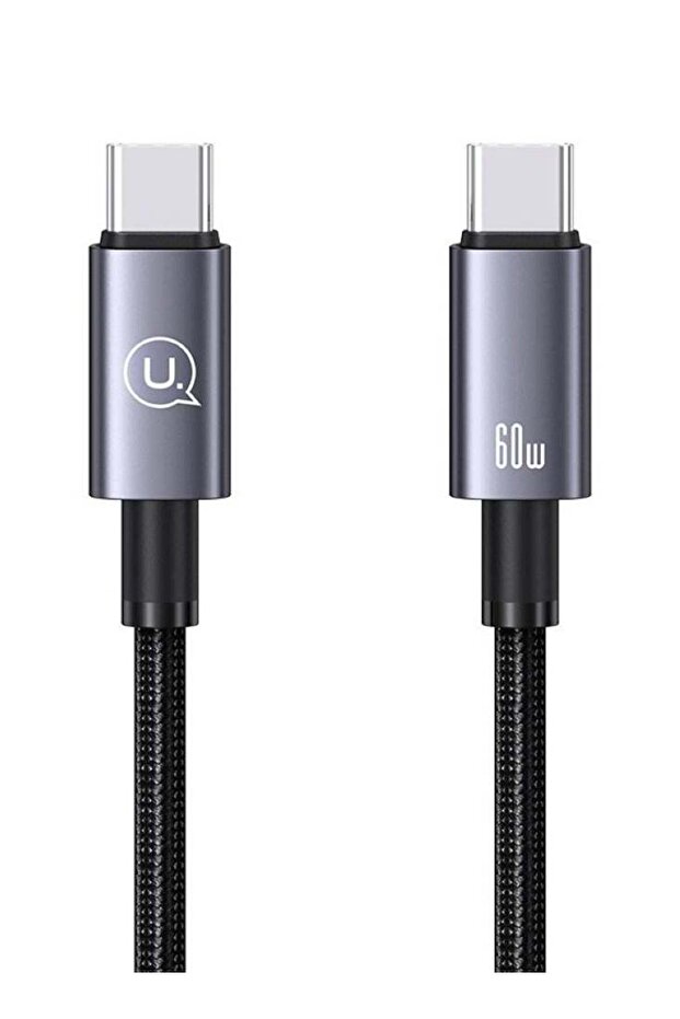كابل USB C، كابل USB-C إلى USB-C 2.0 مضفر من النايلون (C إلى C)