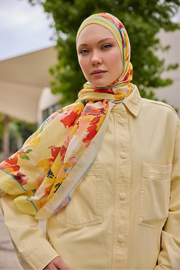 SARI DÜŞ SOFT ŞAL - 1