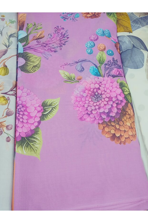 Cenk Ve Rayhan 100% Cotton Patterned, Printed Seamless Writing, Cheesecloth Yemeni, Scarf, Scarf 100X100 cm