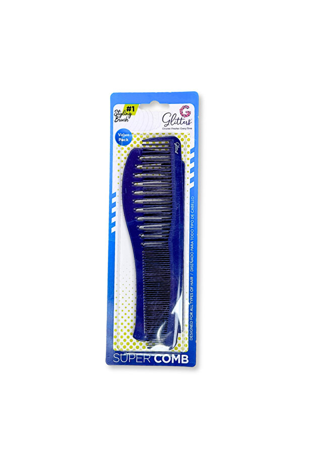 2pcs Hair Combs Set, Pink and Gold, 2-Piece Detangling and Styling Combs