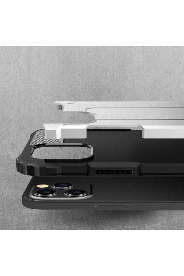 حافظة سيليكون متوافقة مع هاتف iPhone 12 Pro Max من SCKS - أسود - 4