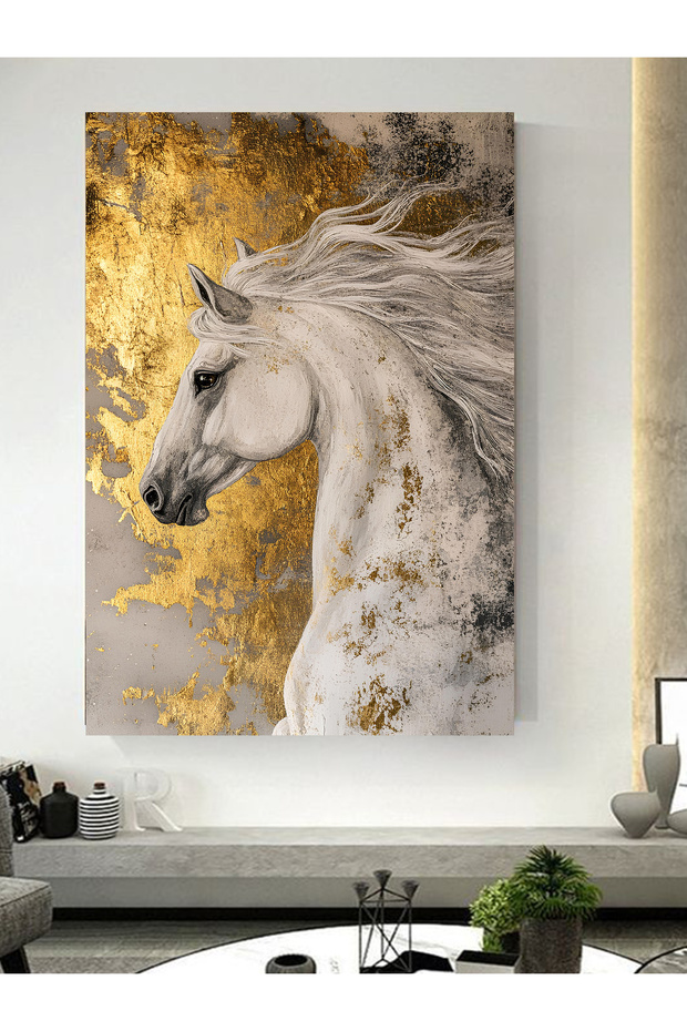 AT BASKILI KANVAS TABLO - 1