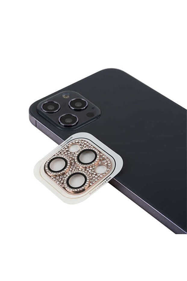 واقي كاميرا متوافق مع هاتف iPhone 12 Pro Max SCKS CL-08 - وردي