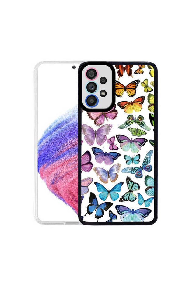 Galaxy A33 5g Case Scks M-Fit Patterned Cover - Butterfly No3