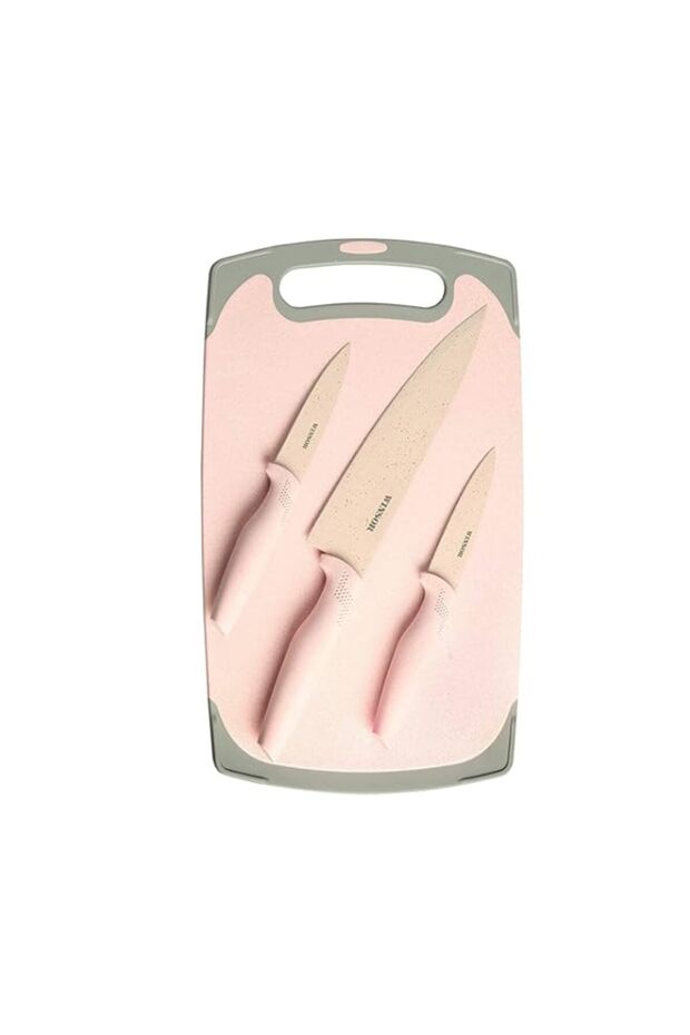 Winsor Cutting Board Knife Set, Pink