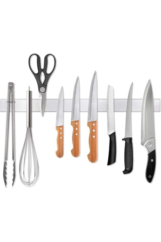 Limos Stainless Steel Magnetic Multipurpose Kitchen Tools Holder, 16-Inch Size