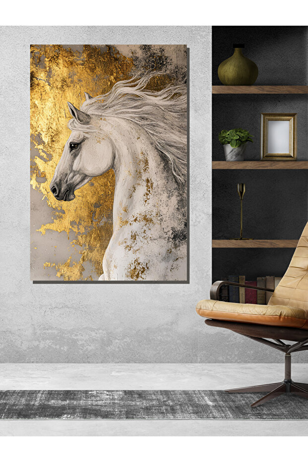 AT BASKILI KANVAS TABLO - 2