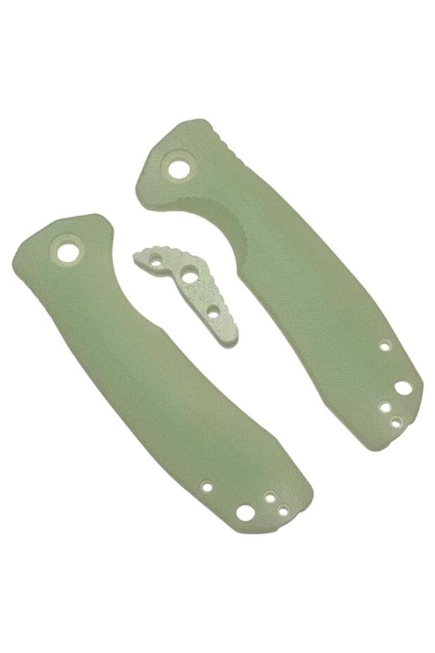 Honey Badger Spares G10 Handles w/BackSpace Med Jade