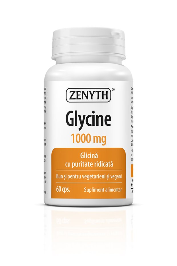 Glicina 1000 mg, 60 capsule