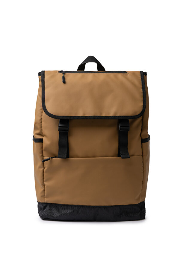 PU Leather Flap Backpack - 4