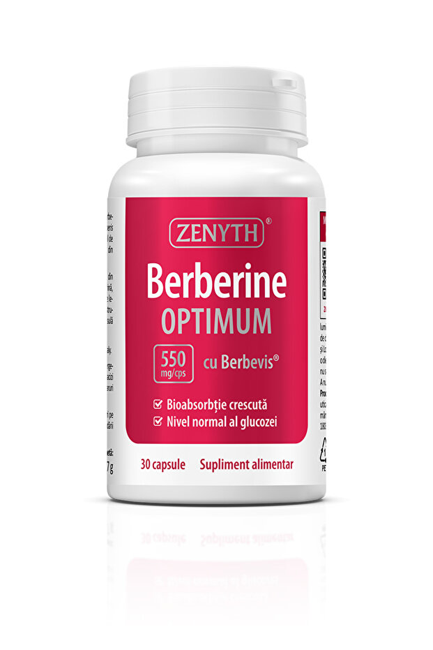 Berberina Optimum cu Berbevis® extract 550 mg, 30 capsule - 1