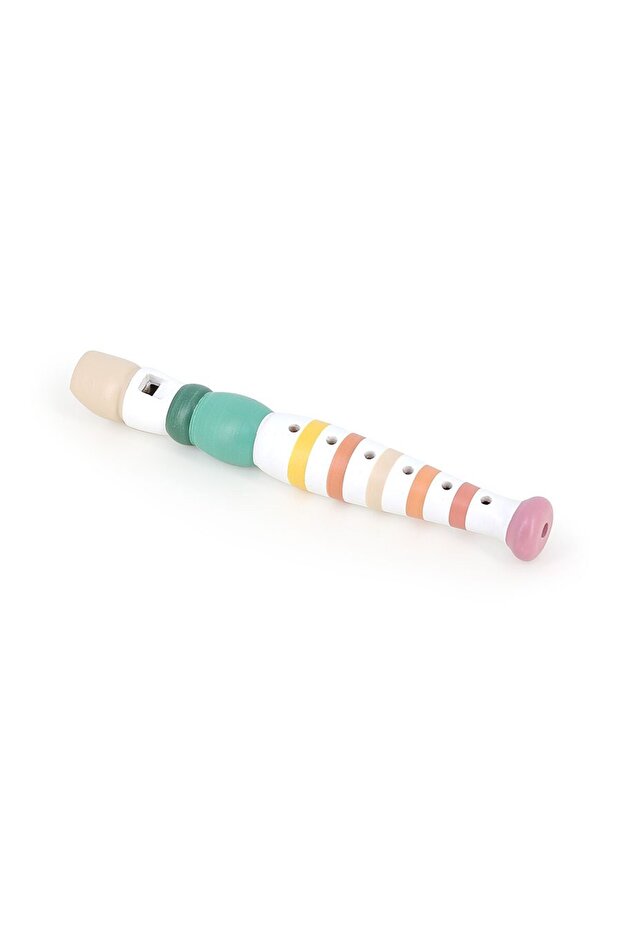 Fluier multicolor din lemn - - 2