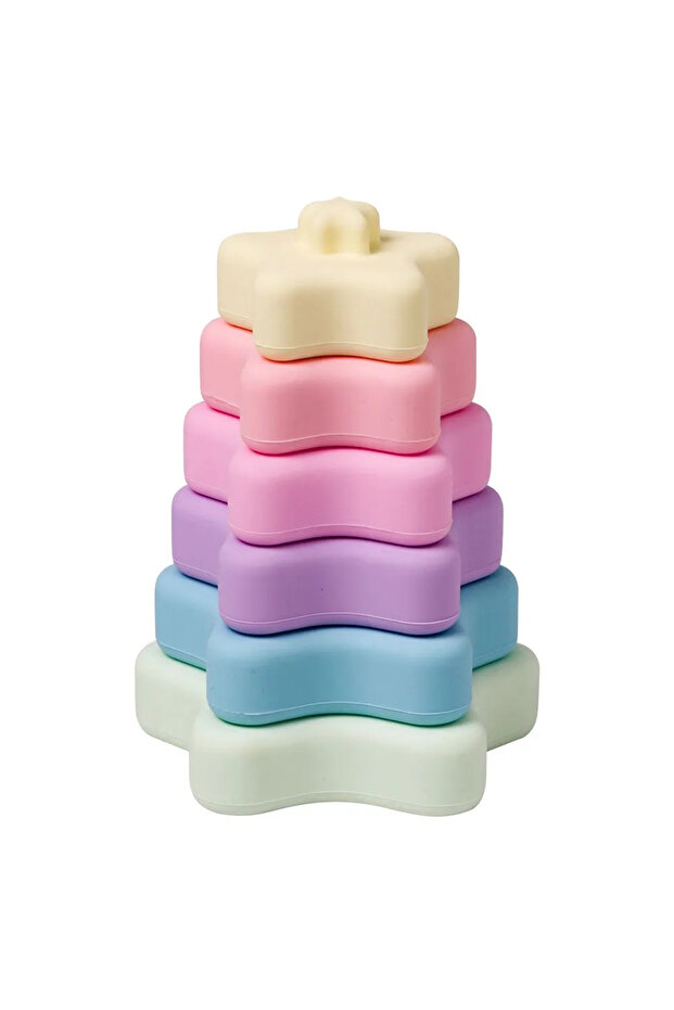 Saro Rainbow Stackable Teethers - 1