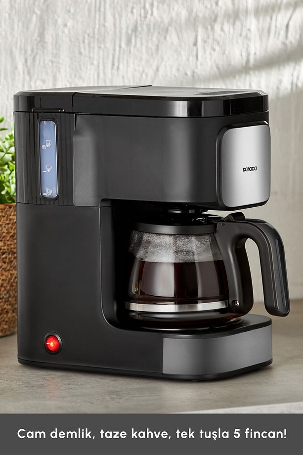 Just Coffee Aroma 2 in 1 Filtre Kahve ve Çay Demleme Makinesi Inox - 4
