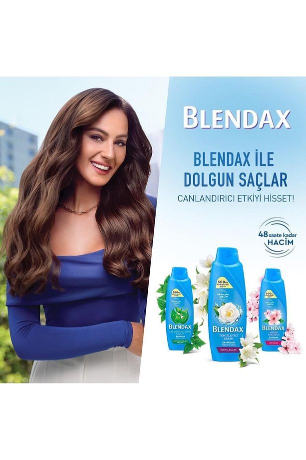 Kiraz Çiçeği Özlü 500 ml x2 + Yasemin Özlü 500 ml x2 Hacim Veren Şampuan Seti - 9