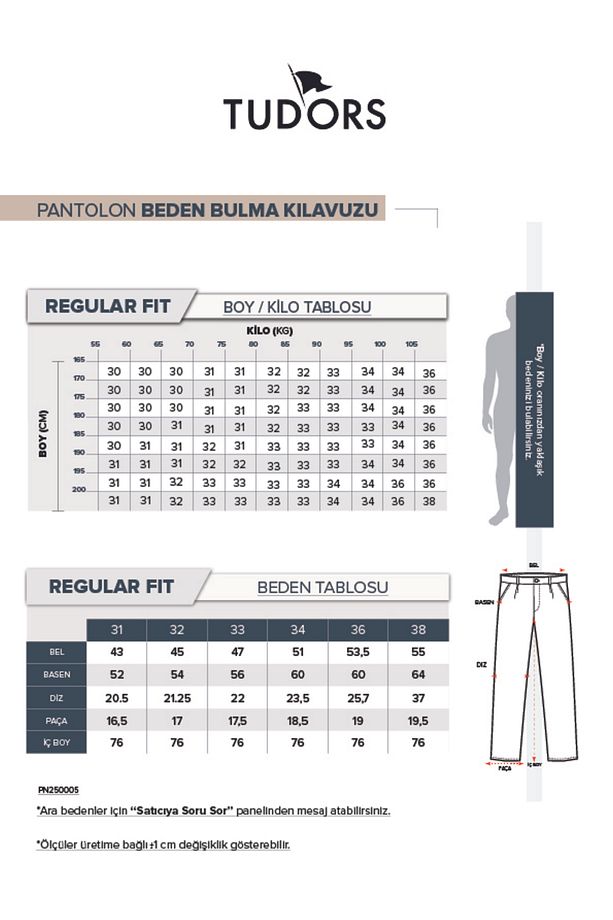 Erkek Regular Fit Rahat Kesim Kanvas Kahverengi Pantolon - 6