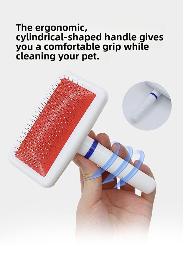 Pet Comb - Feather Dislocation Opener with Handle, Play Tunnel with Flea Lice Pick Comb - 3