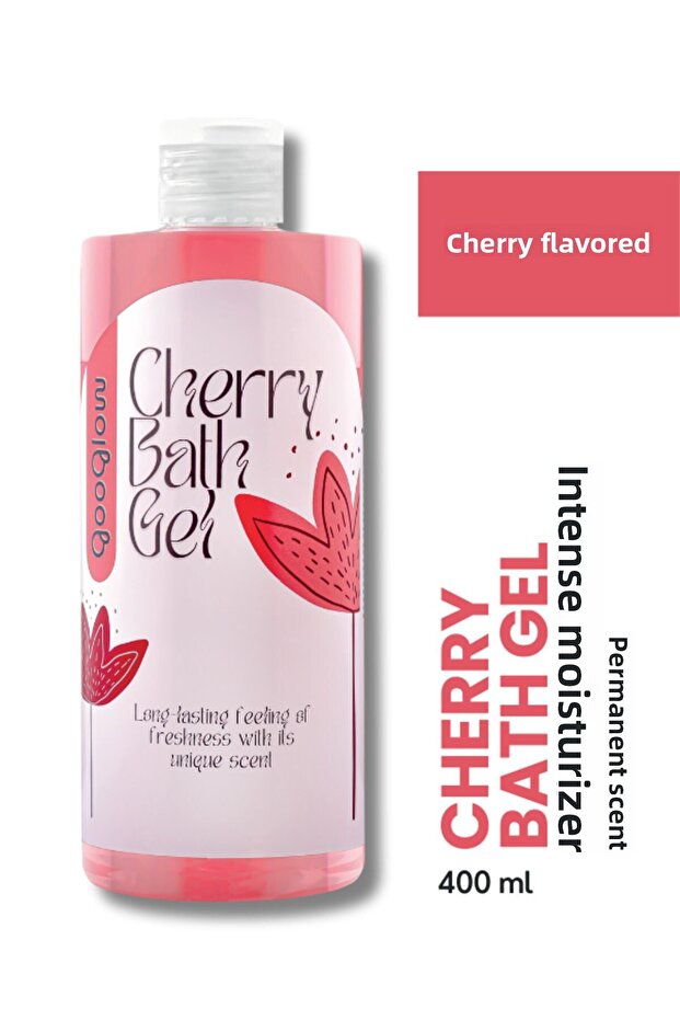 Cherry Scented Shower Gel / Cherry Bath Gel - 400 ml