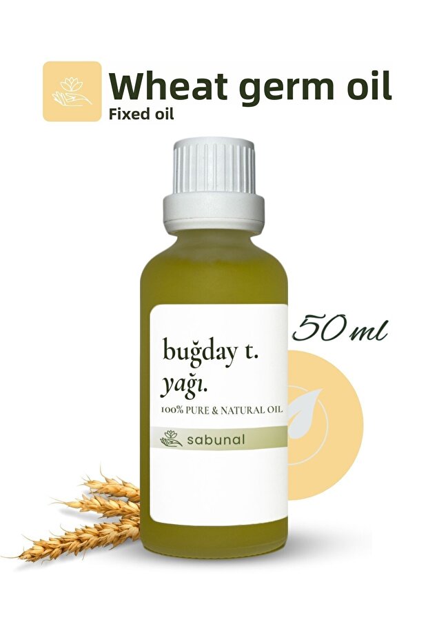 Wheat Germ Oil 50 ml - Natural Oil Anti-Cellulite with Intensive Moisture Support