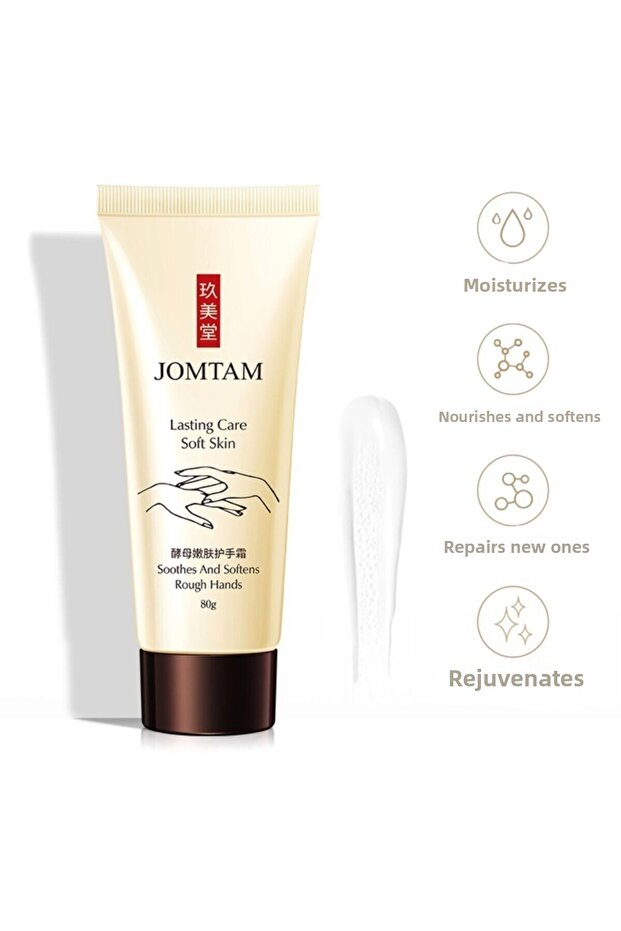 Yeast Extract - 80 gr Softing Moisturizing Hand Cream with Protein - 5