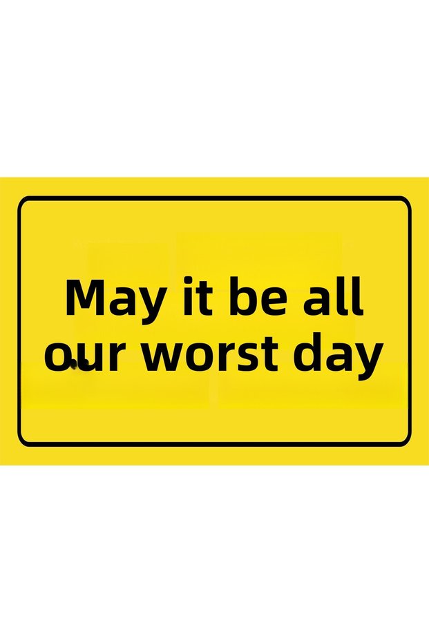The Worst Present Be Like This Funny Sayings Wall Lettering Home Decoration Painting Retro Wood Poster