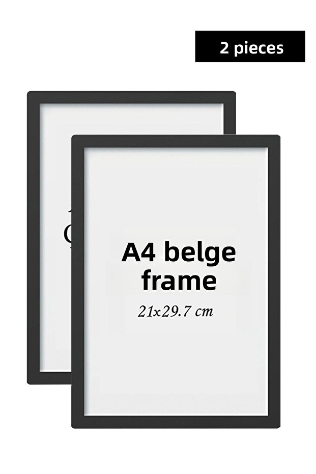 Set of 2 A4 (21x29.7) Diploma Frame Document Frames Certificate Frame - 1
